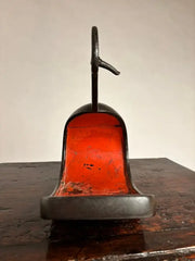 18th Century Japanese Silver Inlaid Iron Shogun Stirrup Abumi