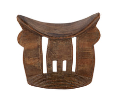 A 20th Century African Carved Wood Headrest