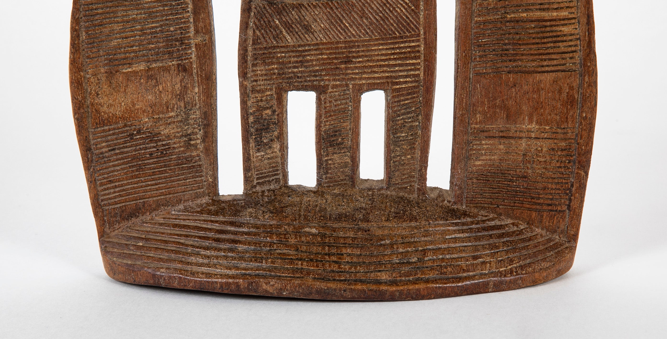 A 20th Century African Carved Wood Headrest