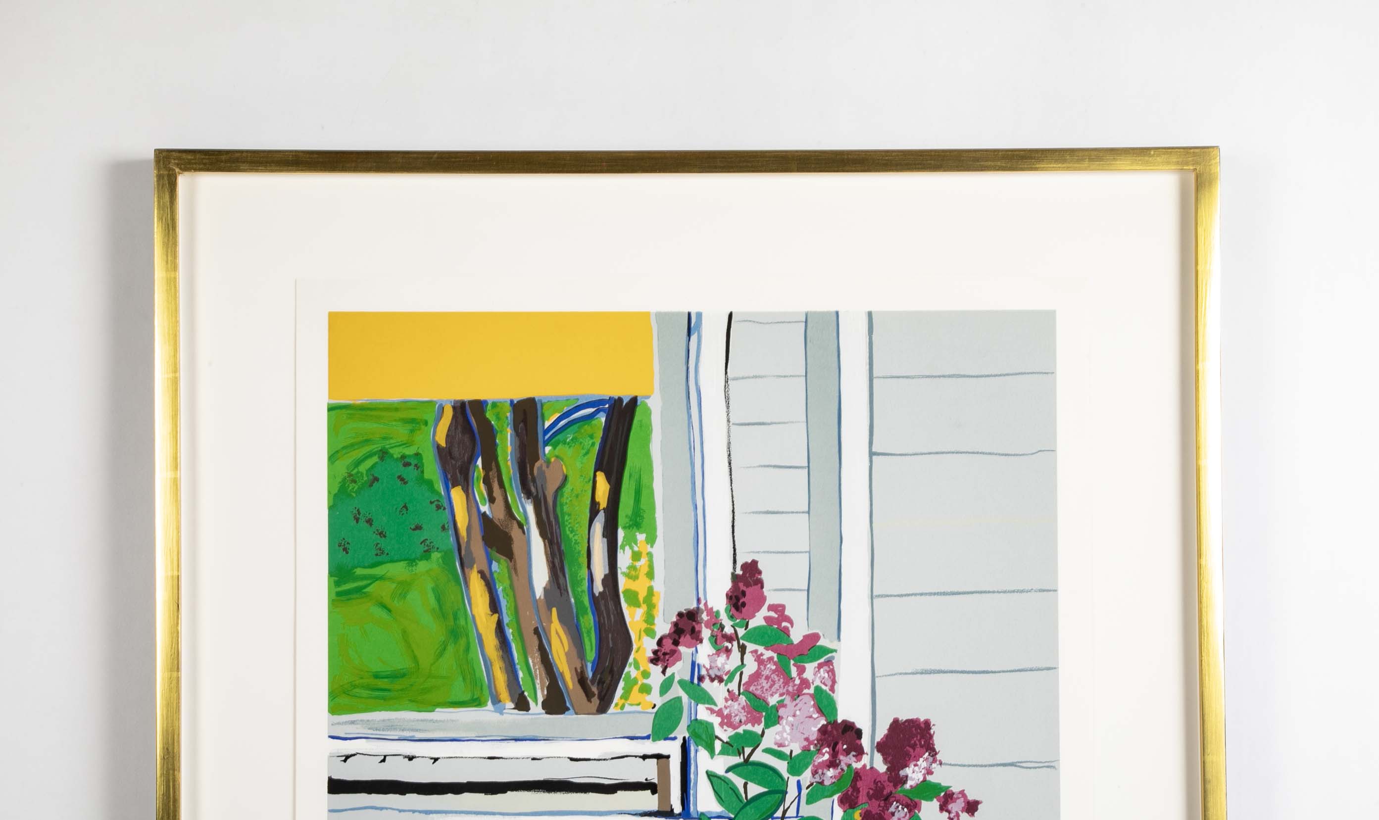 Alice Neel  (1900-1984) Still Life "Vase of Flowers"