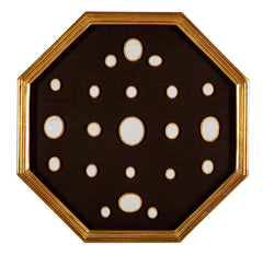 Set of 10 Octagonally Framed Italian Grand Tour Plaster Intaglios