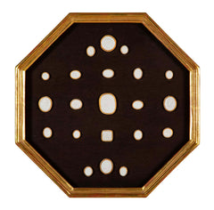 Set of 10 Octagonally Framed Italian Grand Tour Plaster Intaglios