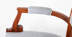 Set of 4 Bridge Chairs by Jules Leleu