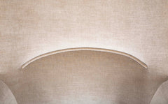 Upholstered Arm Chair Attributed By Axel Larsson with Exposed Frame