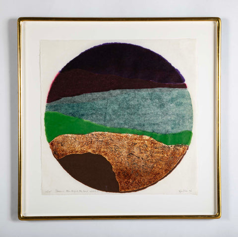 Richard Kemble Serigraph in Color "I know a Tree Beyond the Bend Ahead"