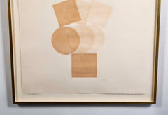 Etching, Aquatint & Relief Print by Belgian Artist Pol Bury
