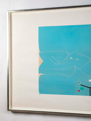 "Soft is the Sound of the Ocean" ( Lynton G38 ) Color Etching & Aquatint by Victor Pasmore