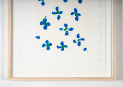 "Wallflowers" Serigraph of Flowers by Donald Sultan