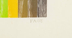 Set of 4 Color Woodcuts by American Contemporary Artist Polly Apfelbaum