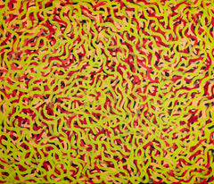 "The Wild Bush Onion Dreaming" by Australian Aboriginal Artist Louise Numina