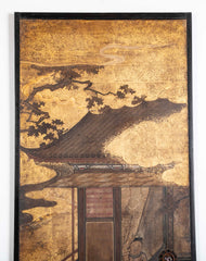 Pair of 18th Century Japanese Painted Door Panels