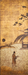 Pair of 18th Century Japanese Painted Door Panels