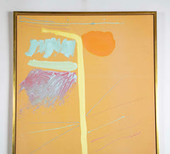 "Chickasaw, 1987" Acrylic on Canvas by Dan Christensen