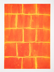 Architektur II "Bricks with Yellow Mortar"  Color Heliogravure by Gunther Forg