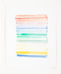 Watercolor on Paper by Danish Abstract Artist Else Fischer-Hansen