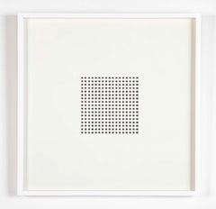 "Book AC" 12 Framed Hand Cut Slotted Sheets on Paper by Dietor Roth