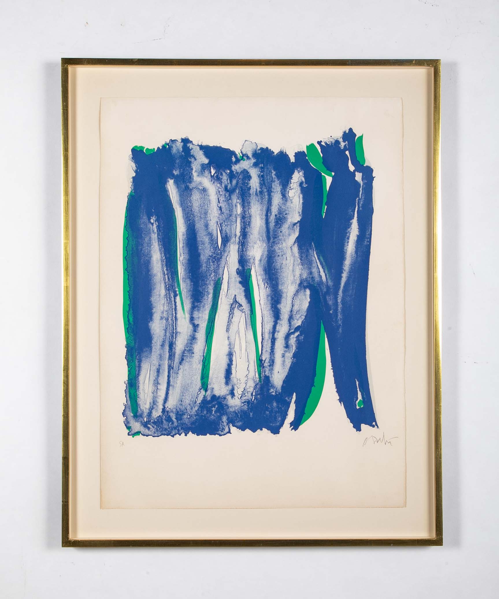 Olivier Dubre Signed Lithograph "Chateau de Jan, 11. 1980"