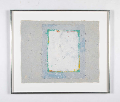 Geometric Abstract Mixed Media on Paper by American Artist Kenneth Noland