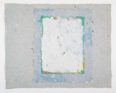 Geometric Abstract Mixed Media on Paper by American Artist Kenneth Noland