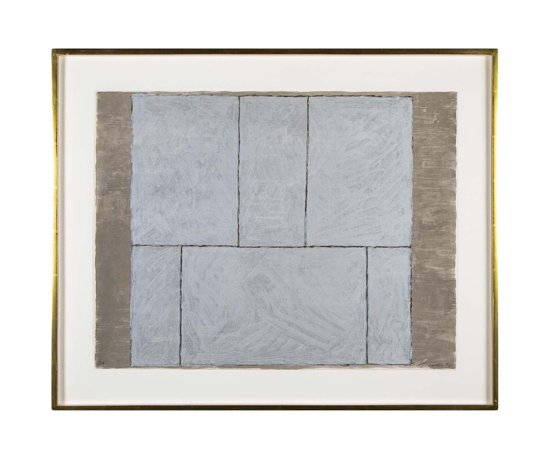 Matias Spescha Untitled Linocut '86 Artist's Proof