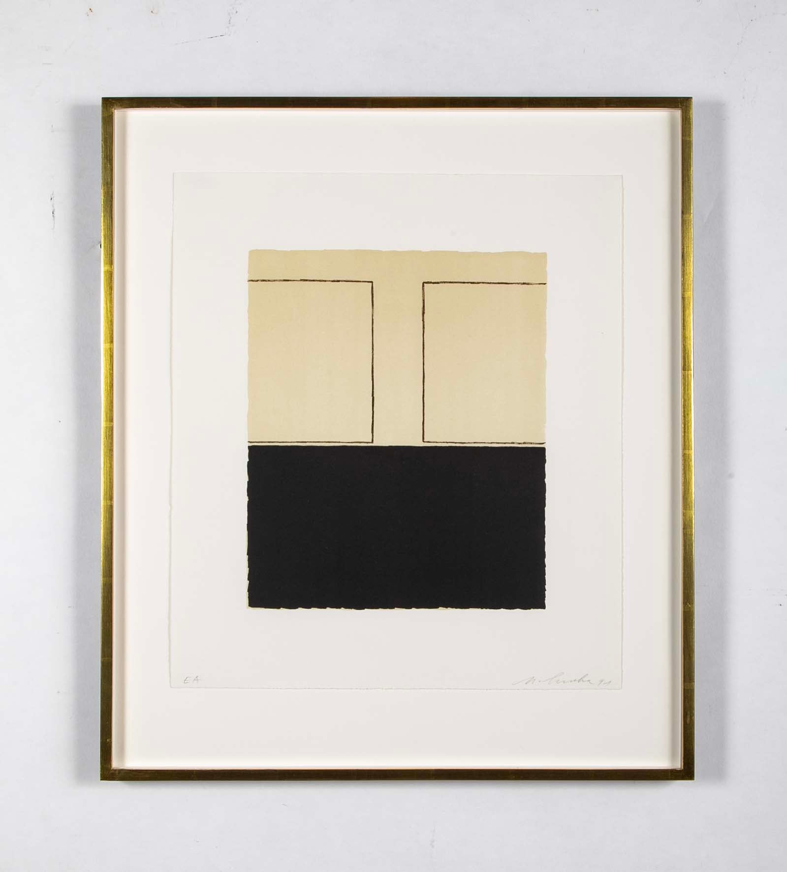 Matias Spescha Untitled Lithograph 1991