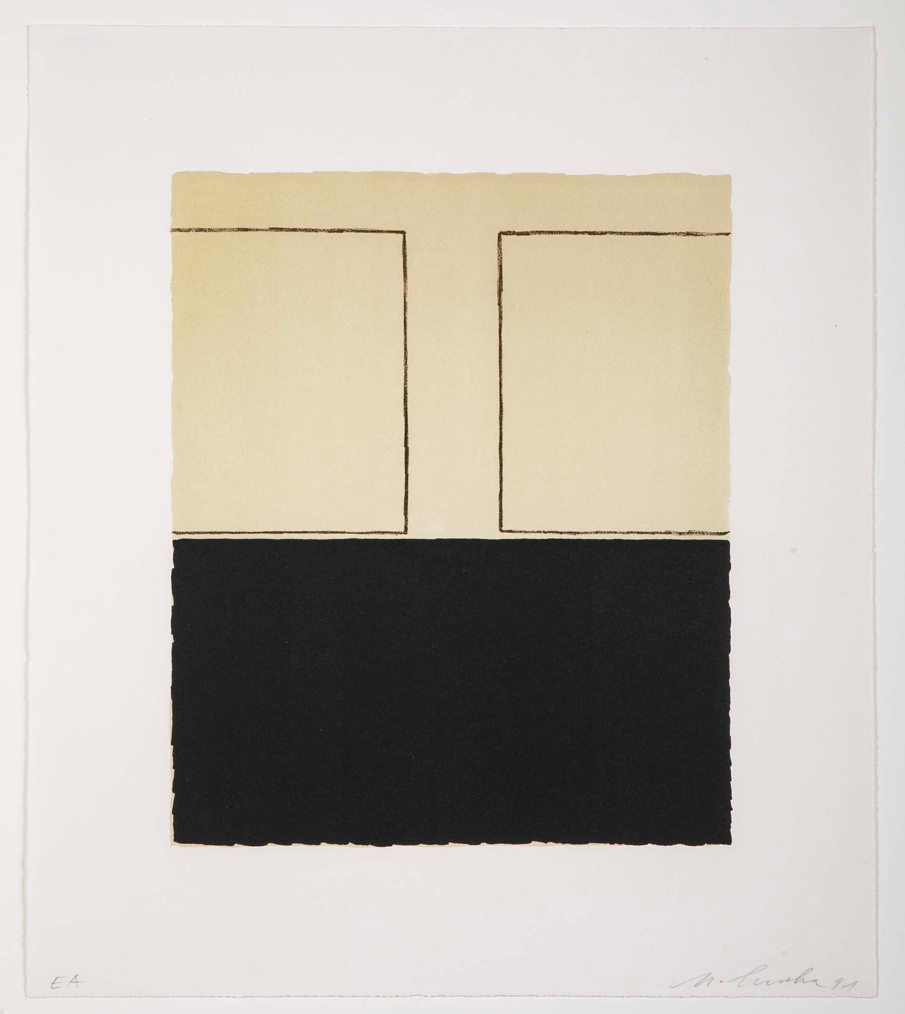 Matias Spescha Untitled Lithograph 1991