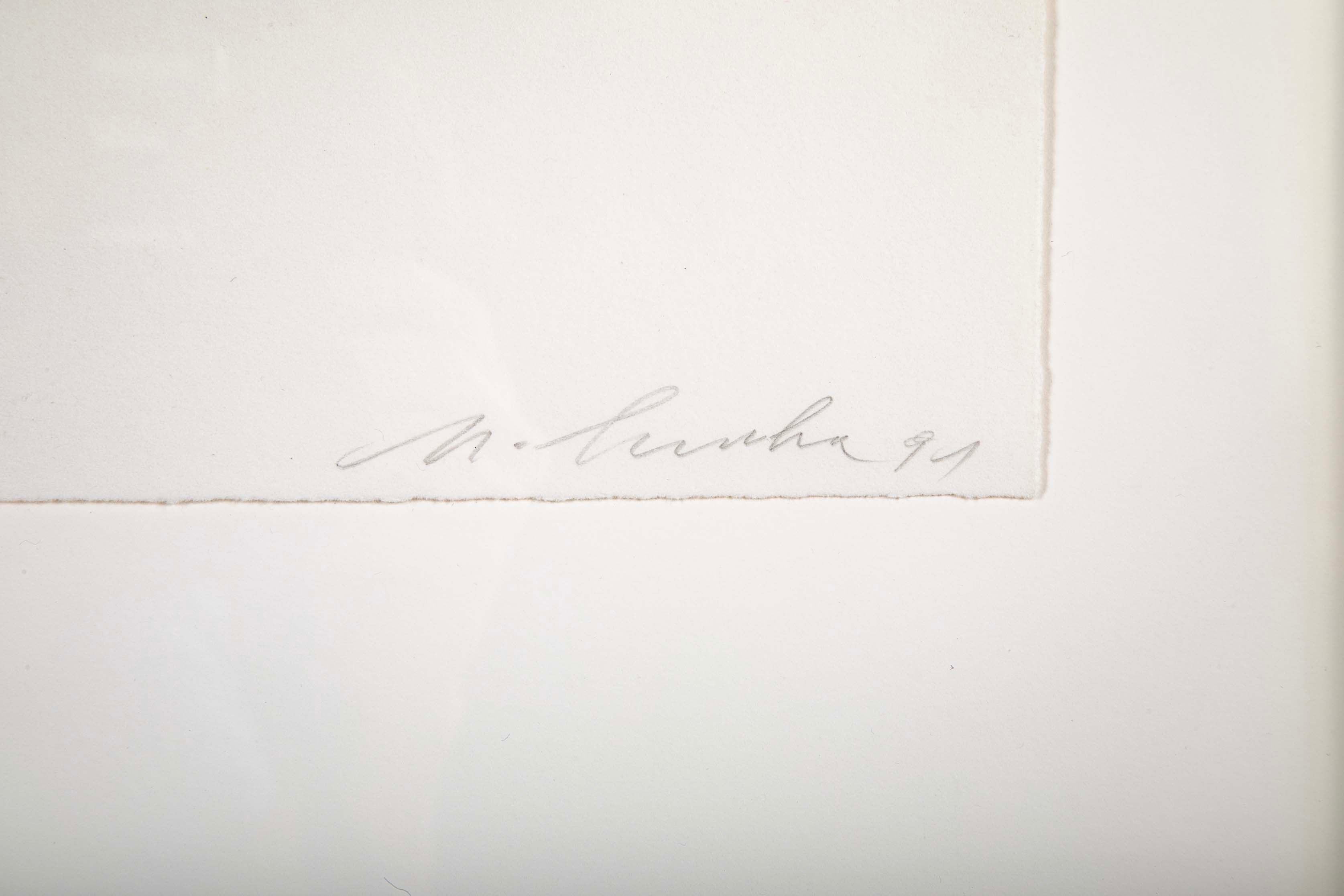 Matias Spescha Untitled Lithograph 1991
