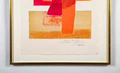 "Ozumba Market" Lithograph by Bernard Cathelin