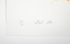 James Rosenquist "Black Star Second State" Etching & Aquatint