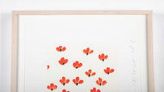 "Wallflowers" Serigraph of Flowers by Donald Sultan