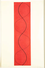 "Four Columns ( I, II, III, IV )" 4 Etchings with Aquatint by Robert Mangold