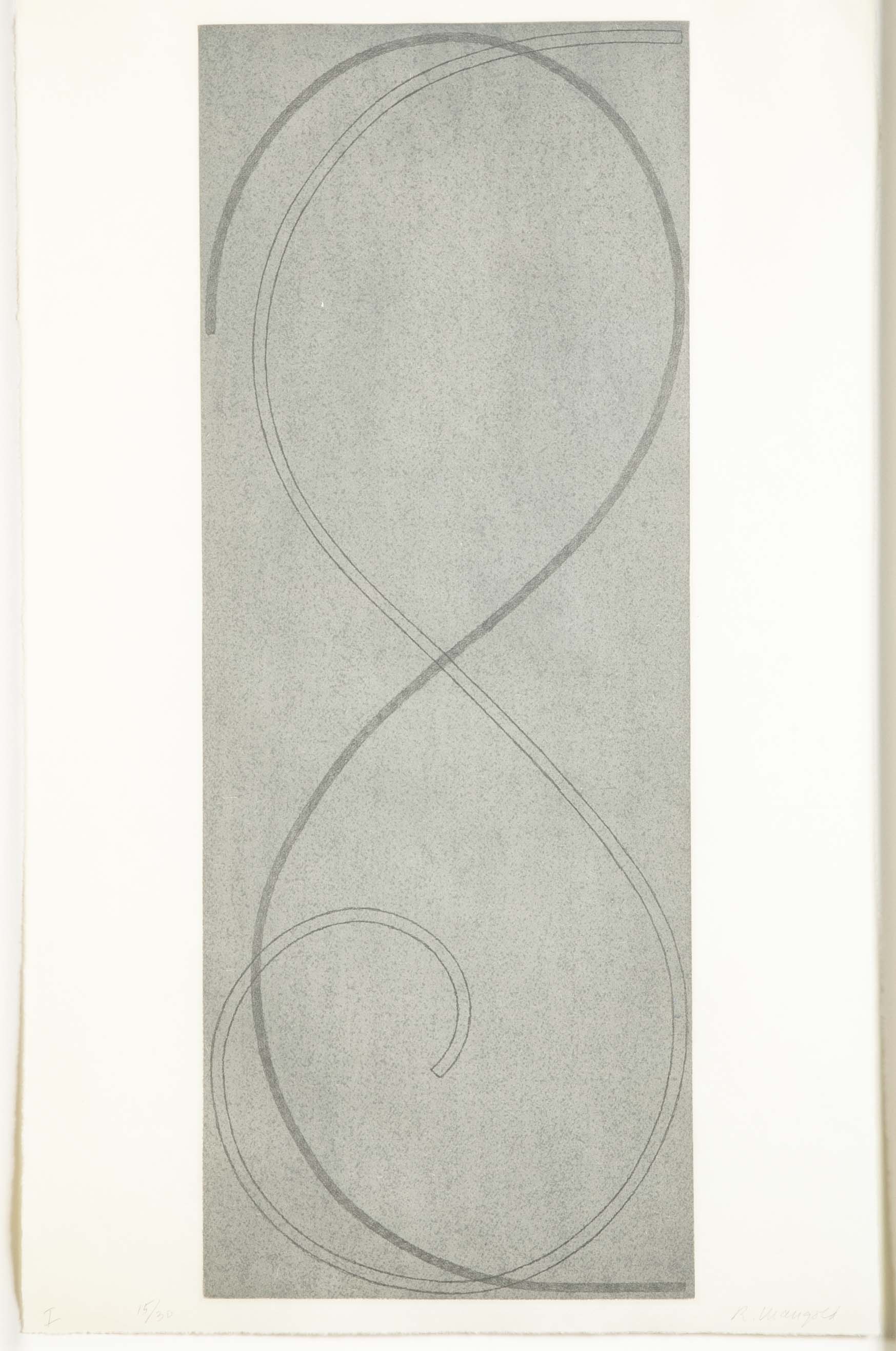 "Four Columns ( I, II, III, IV )" 4 Etchings with Aquatint by Robert Mangold