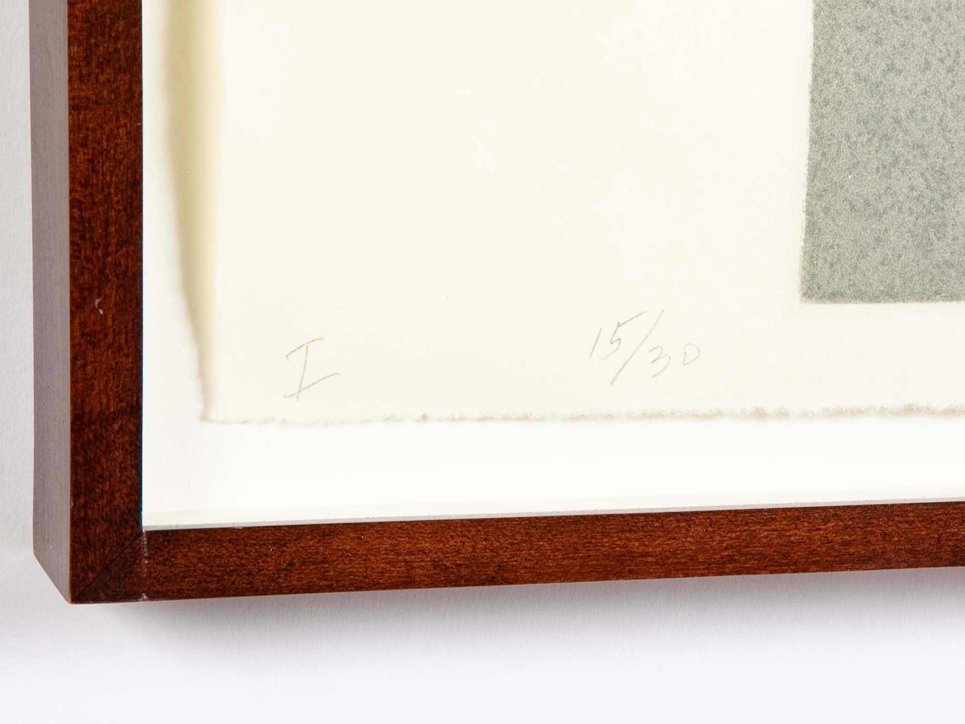 "Four Columns ( I, II, III, IV )" 4 Etchings with Aquatint by Robert Mangold