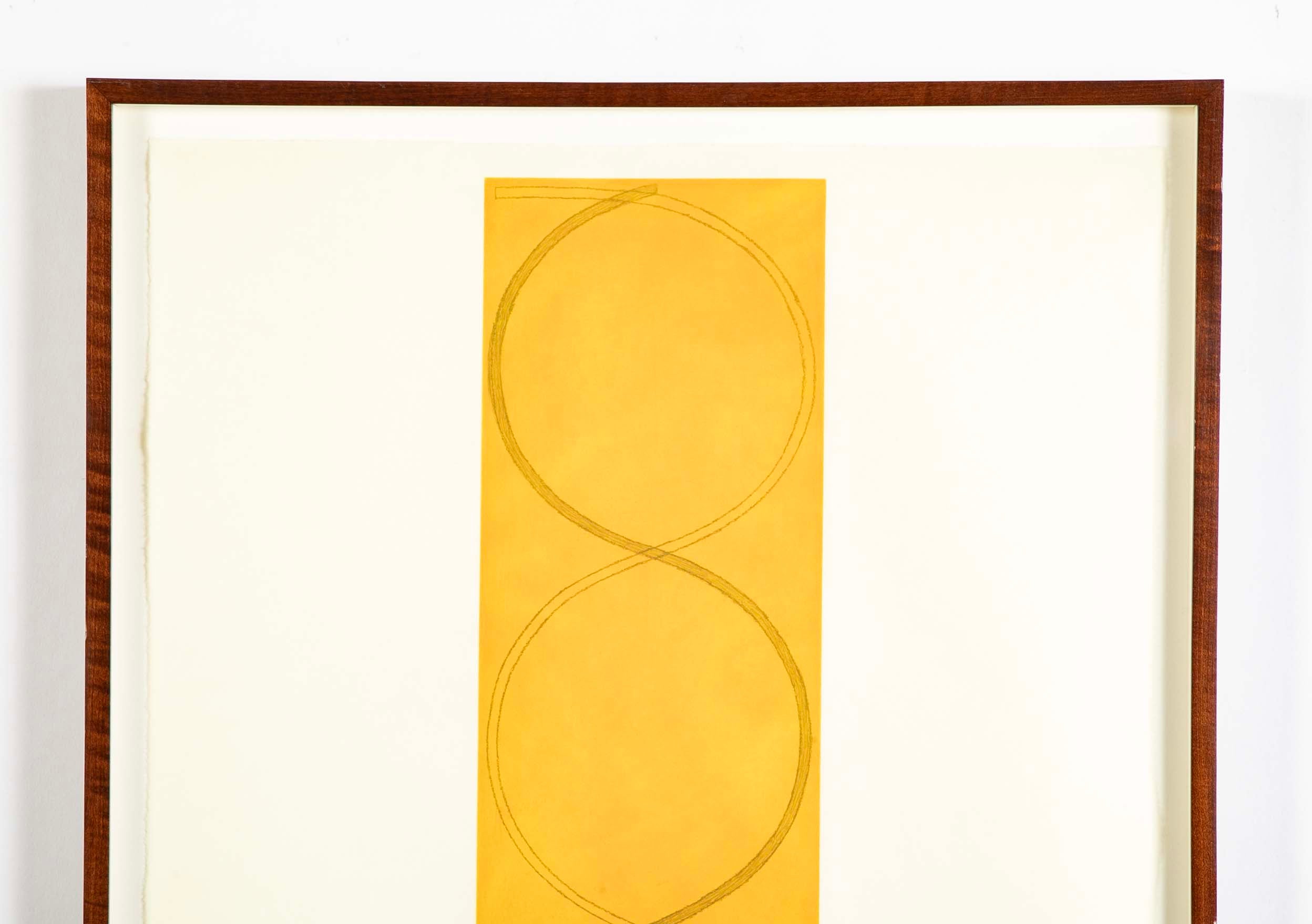 "Four Columns ( I, II, III, IV )" 4 Etchings with Aquatint by Robert Mangold