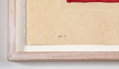 "Framed Image # 4" AP Lithograph by British Artist Alan Green