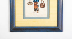Seven Paintings of Pastoral Characters for the China Trade