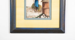 Seven Paintings of Pastoral Characters for the China Trade