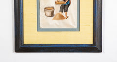 Seven Paintings of Pastoral Characters for the China Trade