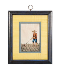 Seven Paintings of Pastoral Characters for the China Trade