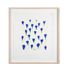 "Wallflowers" Serigraph of Flowers by Donald Sultan