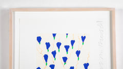 "Wallflowers" Serigraph of Flowers by Donald Sultan