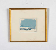 Two Aquarelle & Gouache Landscapes by Roger Muhl