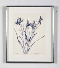 "Iris" Lithograph in Colors by Bernard Cathelin