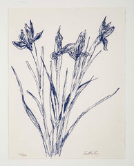 "Iris" Lithograph in Colors by Bernard Cathelin