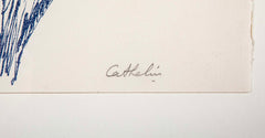 "Iris" Lithograph in Colors by Bernard Cathelin
