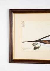 Offset Lithograph from "The Great Bird Book" by Olaf Rudbeck The Younger