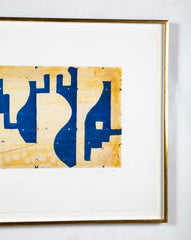 "Seven String Etching with White and Blue" by Caio Fonseca