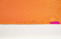 Jules Olitski "Magenta / Orange with Tan" from "Graphics Suite # 1"