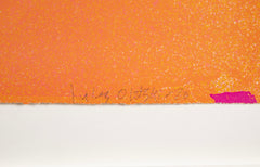Jules Olitski "Magenta / Orange with Tan" from "Graphics Suite # 1"