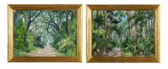 A Pair of Oil on Board Paintings by American Artist Morgan Samuel Price
